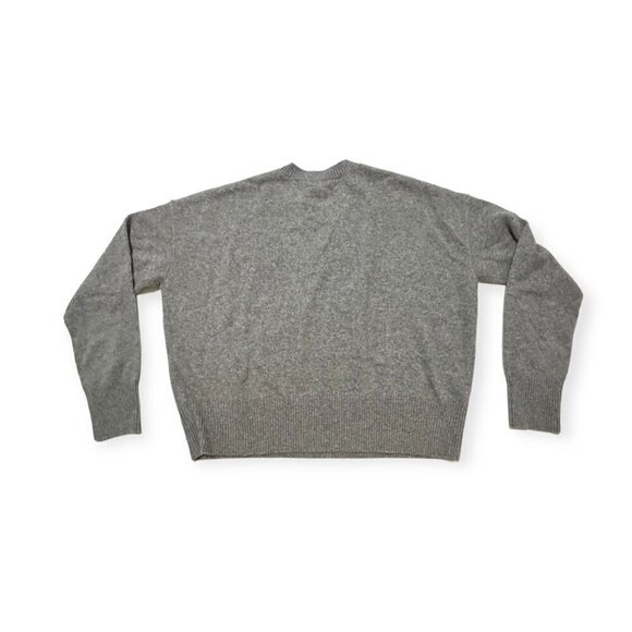 Minnie Rose Cashmere Ski Out West Crew Sweater, Size L, Gray, New with tag - Picture 5 of 16